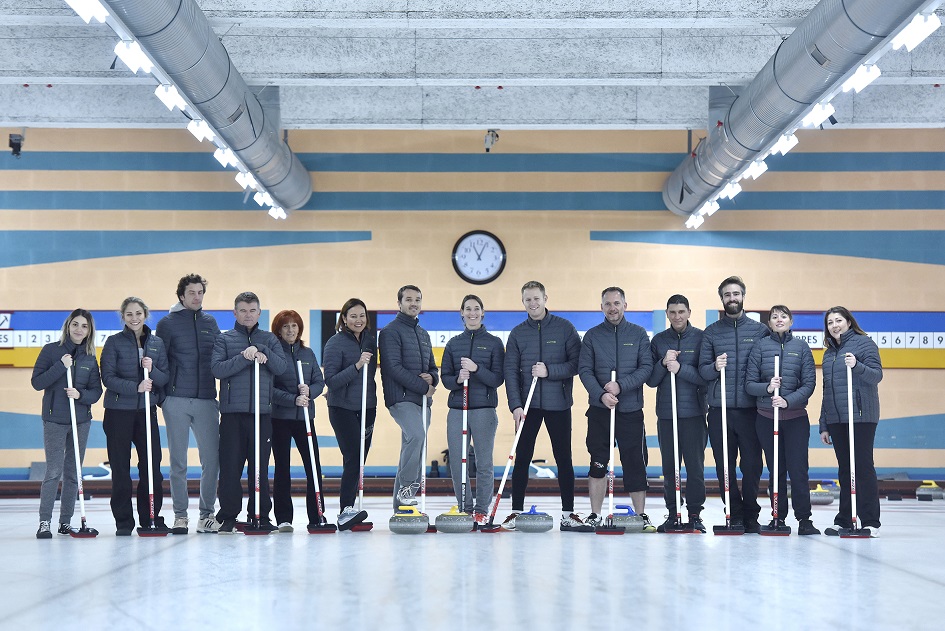 Activité curling pour la Team Envinergy