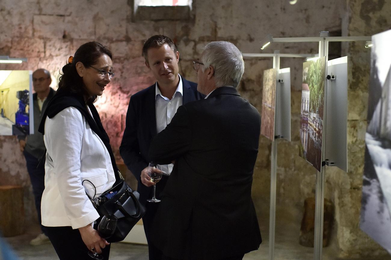 Anne Pénalba, vice-présidente de France Hydro Electricité et Antoine Guibert