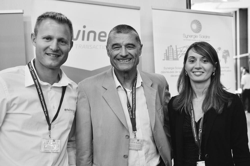 Antoine Guibert & Claude Blanc Coquand Président EAF et Clémence Contréras
