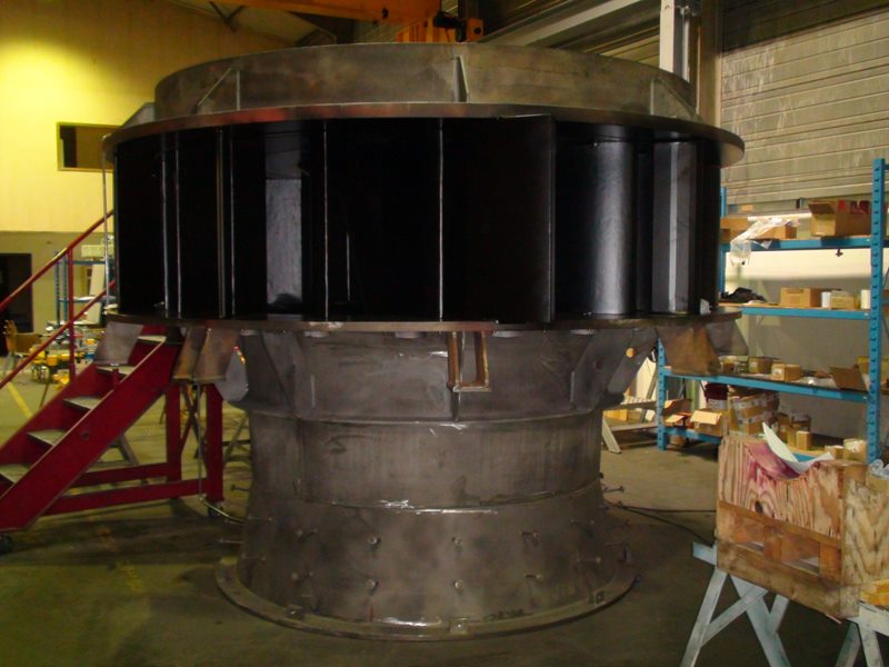 distributeur d une turbine Kaplan de 1 MW