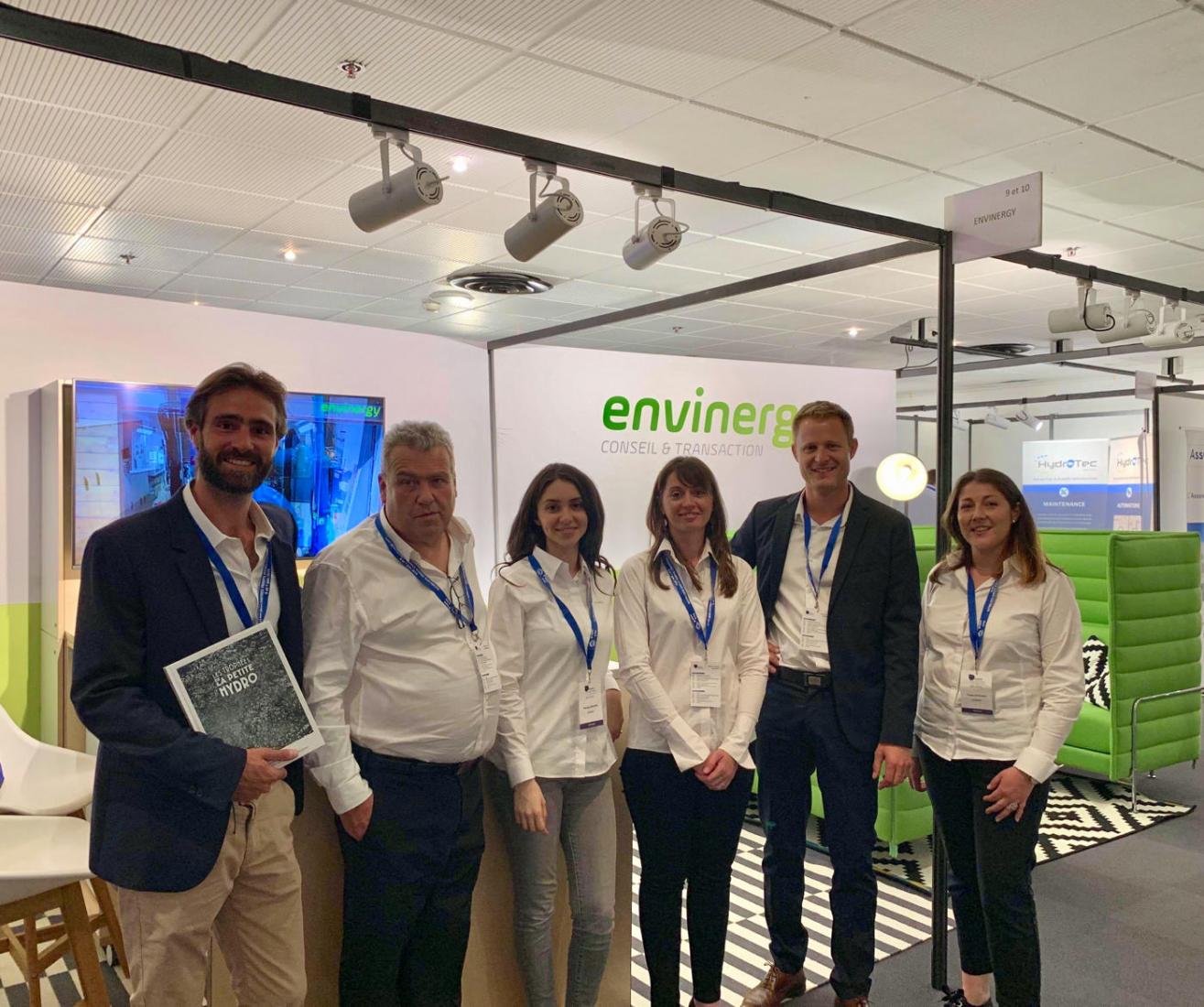 L'équipe hydro aux Rencontres France Hydro Electricité à Saint Etienne