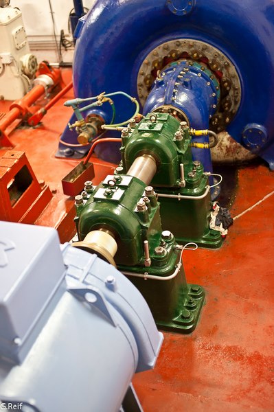 ligne d arbre d une turbine Francis