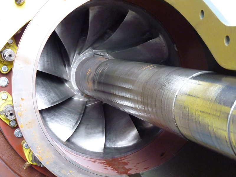 roue d une turbine Francis avant mise en service