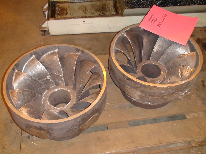 roues d une turbine Francis double Dumont