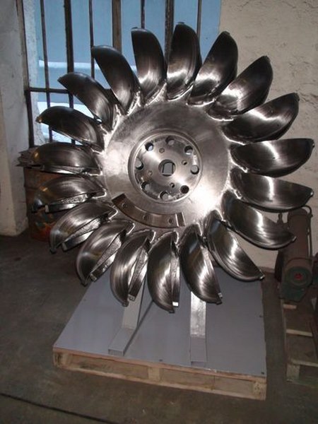 turbine Pelton de 3,5 MW
