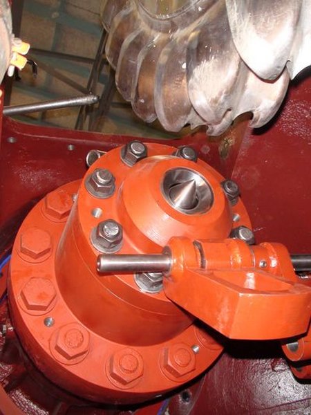 turbine Pelton et son injecteur